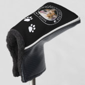 BEST DOG DAD BY PAR Photo Pawprints Custom Kleuren Golfheadcover (3/4 voorkant)
