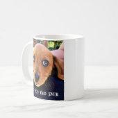 Best Dog Dad Edition Photo Pet Fun Puppy Coffee Mo Koffiemok (Voorkant links)