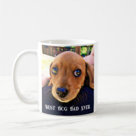 Best Dog Dad Edition Photo Pet Fun Puppy Coffee Mo Koffiemok