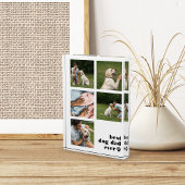 Best Dog Dad Ever Collage Fotoblokken