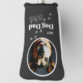 Best Dog Dad Ever Custom Photo Putter Golfheadcover (Draai 90)