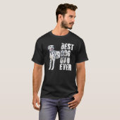 Best Dog Dad Ever Dalmatian Dog T-shirt (Voorkant volledig)