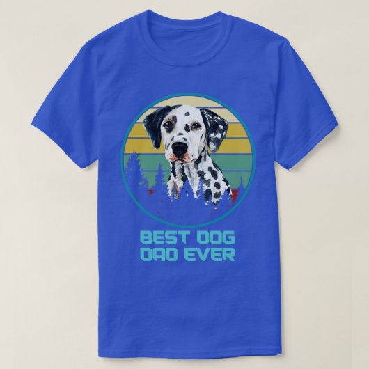 Best Dog Dad Ever Dalmatian T-shirt (Design voorkant)