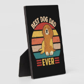 Best Dog Dad Ever  Fotoplaat (Zijkant)