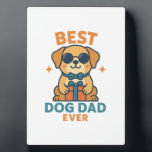 Best Dog Dad Ever � Funny Father's Day Dog Shirt Fotoplaat<br><div class="desc">Best Dog Dad Ever � Funny Father's Day Dog Shirt</div>