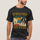 Best Dog Dad Ever - Grapny Best Boston Terrier Dad T-shirt (Voorkant)
