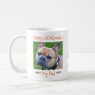 Best Dog Dad Ever - Happy HOWLoween Cute Pet Photo Koffiemok