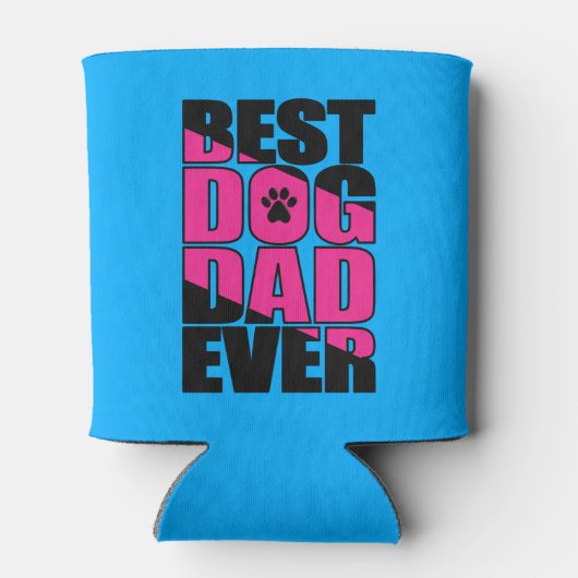 Best Dog Dad Ever Koelbox Blikjeskoeler (Achterkant)