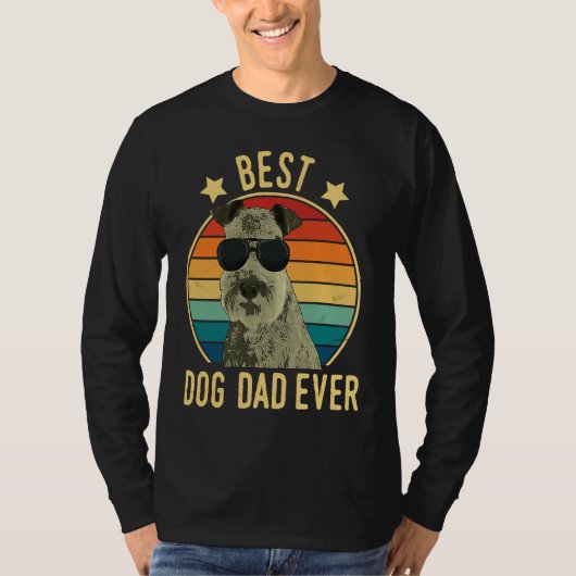 Best Dog Dad Ever Lakeland Terrier Father's Day T-shirt (Voorkant)