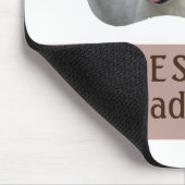 Best Dog Dad Ever Paw Print Foto Muismat (Hoek)