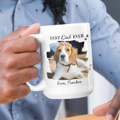 Best Dog Dad ever Personalized Pet Photo Koffiemok