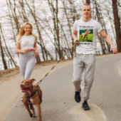 Best Dog Dad ever Personalized Pet Photo T-shirt