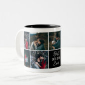 Best Dog Dad ever Personalized Photo Coffee Mok (Voorkant links)