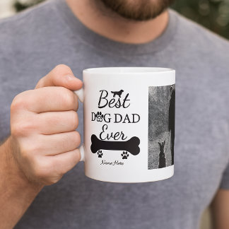 Best Dog Dad Ever Personalized Photo Koffiemok