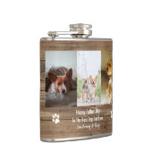 Best Dog Dad ever Photo Fathers Day Heupfles (Rechts)