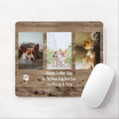 Best Dog Dad ever Photo Fathers Day Muismat (Met muis)