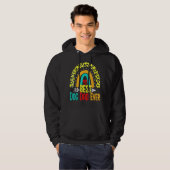 Best Dog Dad Ever Rainbow Daddy Papa Father s Day  Hoodie (Voorkant volledig)