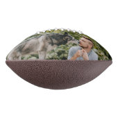 Best Dog Dad Ever Retro Photo Football (Gedraaid 90)