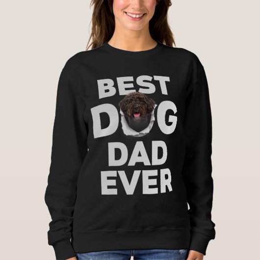 Best Dog Dad Ever Schnole Trui (Voorkant)