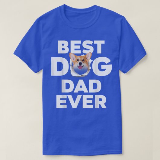 Best Dog Dad Ever Welsh Corgi Lovers -84 T-shirt (Design voorkant)