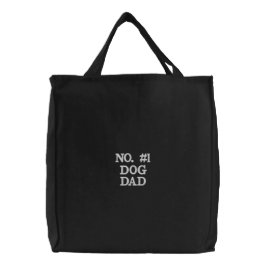 Best Dog Dad Father's Day Pet Lovers Canvas Tas