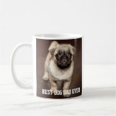 Best Dog Dad Foto Pet Fun Puppy Koffiemok (Links)