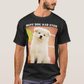 Best Dog Dad Foto Pet Fun Puppy T-shirt (Voorkant)