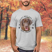 Best Dog Dad in de wereld Persoonlijke foto van Pe T-shirt
