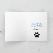 Best Dog Dad Kaart (Binnen)