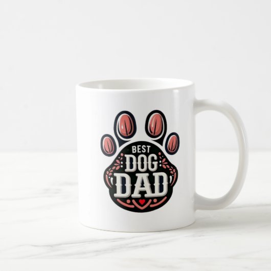 Best Dog Dad Koffiemok (Rechts)