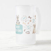 Best Dog Dad Matglas Bierpul (Voorkant rechts)