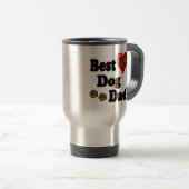 Best Dog Dad Merchandise Reisbeker (Voorkant rechts)