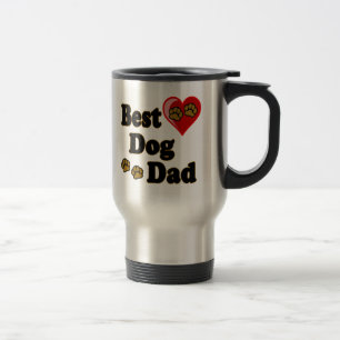 Best Dog Dad Merchandise Reisbeker