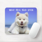 Best Dog Dad Muismat Foto Pet Fun Puppy (Met muis)
