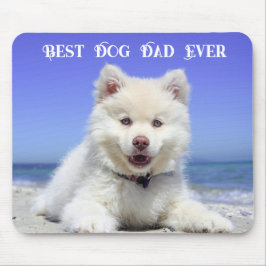 Best Dog Dad Muismat Foto Pet Fun Puppy