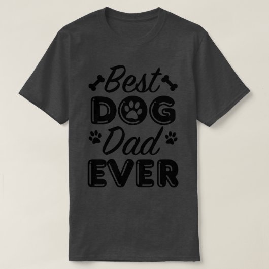 Best Dog Dad Oog 2 T-shirt (Design voorkant)