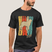 Best Dog Dad Oog Aussie Australian Shepherd Fathe T-shirt (Voorkant)