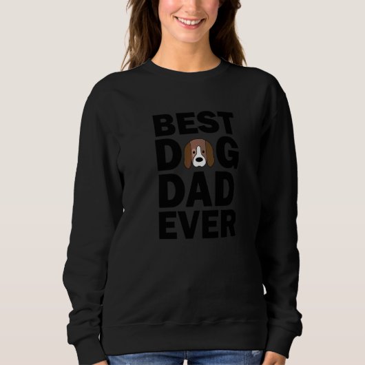 Best Dog Dad Oog Beagle Dog Trui (Voorkant)