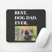 Best Dog Dad Oog Pet Photo Muismat (Met muis)