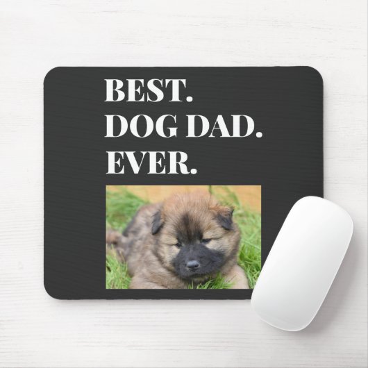 Best Dog Dad Oog Pet Photo Muismat (Met muis)