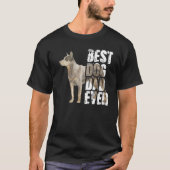 Best Dog Dad Oover Australian Cattle Dog Dog T-shirt (Voorkant)