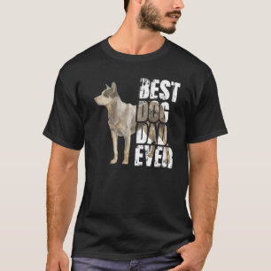 Best Dog Dad Oover Australian Cattle Dog Dog T-shirt