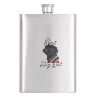 Best dog dad parents grandparents photo pet gray n flacon