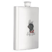 Best dog dad parents grandparents photo pet gray n flacon (Rechts)