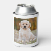 Best Dog Dad Persoonlijke foto Blikjeskoeler (Blikje Voorkant)