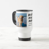 Best Dog Dad Photo Reisbeker (Voorkant links)