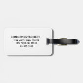 Best Dog Dad Quote 6 Photo Collage Bagagelabel (Achterkant horizontaal)