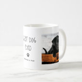 Best Dog Dad | Twee handgeschreven foto's Koffiemok (Voorkant rechts)