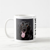 Best Dog Dad / Two Photo & Text Custom Coffee Mug Koffiemok (Links)
