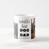 Best Dog Dad Vaderdag 2 Foto Koffiemok (Center)